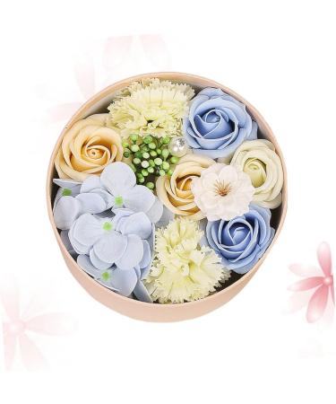 FRCOLOR 2 Pcs Soap Flower Gift Rose Soap Flowers Natural Bar Soap Natural Preserved Rose Soap Romantic Gift Rose Essential Oil Soap Rose Flower Petals Bar Soap Natural Flower Box Christmas - Buy Online on GoSupps.com