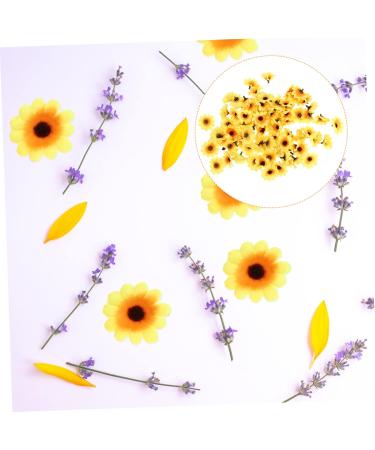 Alipis 100 pcs Fake Faux Adorns Sunflower Sunflowers Props Flower Imitation Prop Simulation Ornaments - Buy Online on GoSupps.com