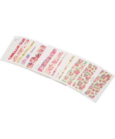 Nail Decals Nail Sticker Safe Eco Friendly Vivid Beautiful for Women Girls for Nail Salon for Birthday Party for Dating Gathering - Buy Online on GoSupps.com