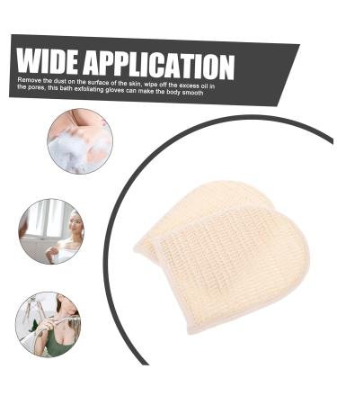 FRCOLOR 10 Pcs Cotton Loofah Shower Gloves - Exfoliating Mittens for Spa & Bath Honeycomb Scrubber Bath Gloves - Ideal Body Scrubbers | International Shipping - Buy Online on GoSupps.com