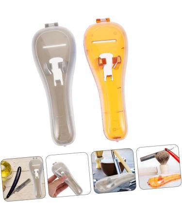 Minkissy 4pcs Razor Storage Box Hard Case - Male Protective Travel Bag for Grooming Essentials - Buy Online on GoSupps.com