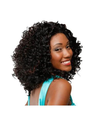 Wig Women Black Afro Curly Long Wavy Hair Synthetic Brazilian Cosplay Anime Human 80s