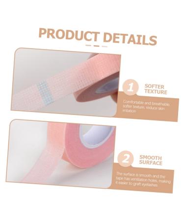 FRCOLOR 6 Pcs Eyelash Tape for Lash Extensions - Non-Woven Adhesive Pads Pink Makeup Tools for Professionals - 5x5cm Eyelash Grafting Tape - Buy Online on GoSupps.com