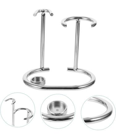 Beavorty Wooden Shaver Holder Stand for Men - 2 Pack Razor Organizer - Durable & Stylish Shaving Accessories - Perfect for International Shipping - Buy Online on GoSupps.com