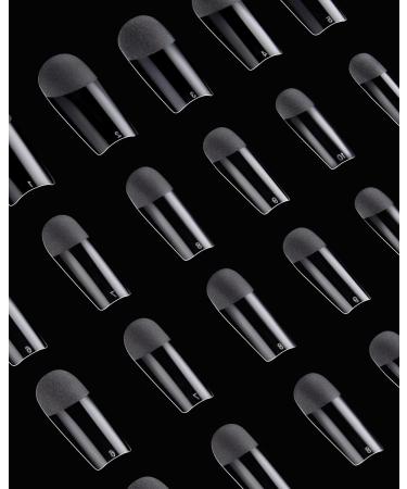 CHUCHU Soft Soak off Gel Tips 552Pcs Medium Square Clear Nail Tips for Acrylic Nails - 12 Sizes - Buy Online on GoSupps.com