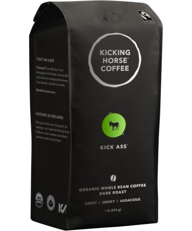 Kicking Horse Coffee KICK Ass Dark Roast Whole Bean 1 lb (Pack Of 6) - Certified Organic Fairtrade Kosher & Pacific Pipeline Medium Roast Whole Bean 1 lb - Certified Organic - Buy Online on GoSupps.com