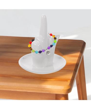 Writwaa Gestetklett Ceramic Jewelry Storage Tray | Engagement Ring Organizer | Unique Wedding Decorations & Funny Home Decor - Buy Online on GoSupps.com
