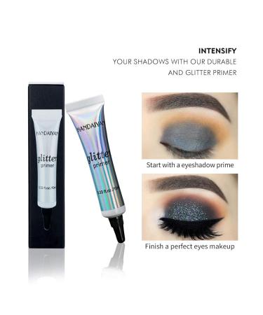 MAEPEOR Glitter Eyeshadow Primer Gel - Waterproof & Smudgeproof, Long-lasting & Professional Base for Eyes, Body, Face & Lips - 2 PCS 10ml - Buy Online on GoSupps.com