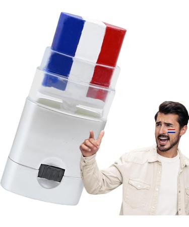  BommFu Pride Face Paint Pencils | 3 Colors Face Makeup - Washable Patriotic Paint Pencil for Sports Makeup European - Buy Online on GoSupps.com