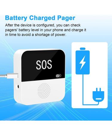 Chunhee WiFi Emergency Button for Seniors - All-in-One Emergency Alert System with Arm Band & Receiver - Ideal for Disabled and Elderly Patients - Buy Online on GoSupps.com