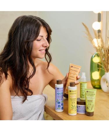 La Saponaria Detox Menthe et Romarin Bio Nouvelle Formule Nettoyant et Stimulant Scalp Scrub Id al pour tous les types de cheveux - Buy Online on GoSupps.com