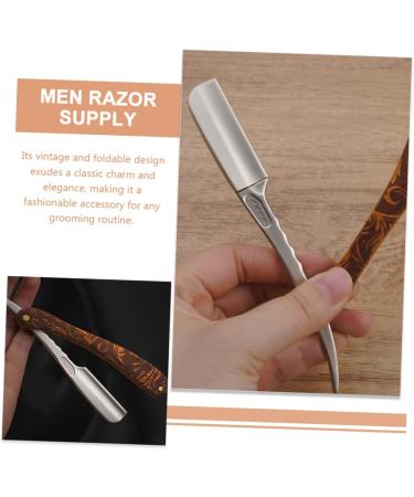 Minkissy Foldable Stainless Steel Razor Holder for Hairdressers | Men's Shaving Shaver | Durable & Compact Design - Buy Online on GoSupps.com