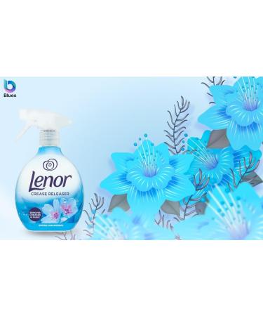 Lenor Crease Releaser Spray Removes Creases in Fabric. Spring Awakening Scent Twin Pack 2 x 500ml - Buy Online on GoSupps.com