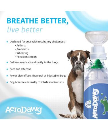 AeroDawg Inhaler for Dogs Over 9kg - International Shipping Available | Best Allergy Relief - Buy Online on GoSupps.com