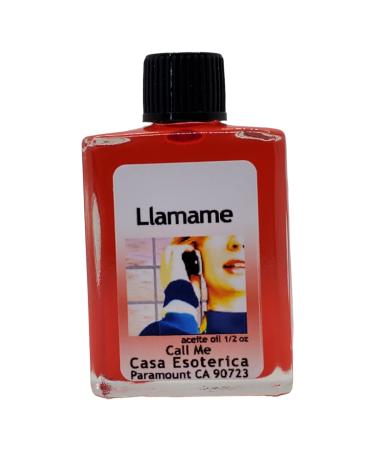 Call Me Oil (Llamame Aceite) Spiritual Anointing Oil by CASA ESOTERICA MAGICK SPACE - Communication & Reconciliation Spell - for kindling Relationships-0.5 FL OZ (1PACK)