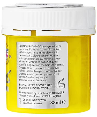 Buy La Rich Directions Fluorescent Glow Hair Dye - 89 ml | Vibrant Color for All Hair Types | International Shipping - Buy Online on GoSupps.com
