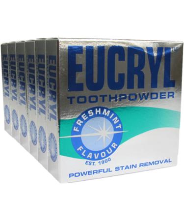Eucryl Freshmint Toothpowder - Best Fresh Breath & Stain Removal | International Shipping Available - Buy Online on GoSupps.com