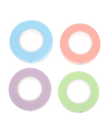 Beaupretty 4 Rolls Eyelash Eyelid Tape Eyelash Dispenser Breathable Eyelash Tapes Eyelashes Lifter Cosmetology Supplies Non-woven Fabric Lash Tapes Miss Protective Agent Cosmetic