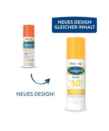 Cetaphil Sun Regulating Multi-Protection Fluid Tinted SPF 50+ | Anti-Aging Face Sunscreen | 50ml | Moisturizing & Even Skin Tone - Buy Online on GoSupps.com