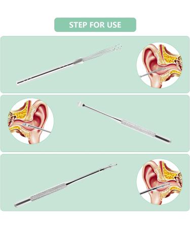 7-in-1 Stainless Steel Ear Cleaner Set Safe & Effective Ear Wax Remover Tools for Adults & Children with Protective Case - Buy Online on GoSupps.com