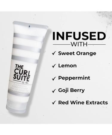 Curly Hair Conditioner with Goji Berry & Red Wine | Sulfate-Free Anti-Frizz & Hydration (8 OZ - Buy Online on GoSupps.com