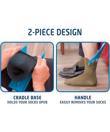 Sock Aid Tool - Easy Sock Helper for Seniors | Effortless Dressing & Undressing Aid - Buy Online on GoSupps.com
