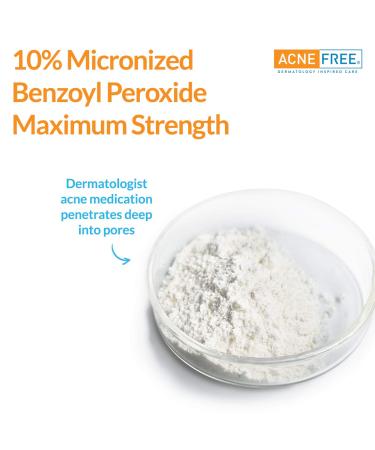 AcneFree Terminator 10 Spot Treatment - Maximum Strength Benzoyl Peroxide Acne Cream (2 Pack 1 oz) - Effective Acne Control - Buy Online on GoSupps.com