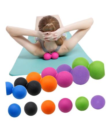 Magiclulu massage roller the office massage ball Footb footb travel peanut lacrosse acupressure roller deep tissue peanuts foot massage device double ball massage bunk yoga ball peanut balls