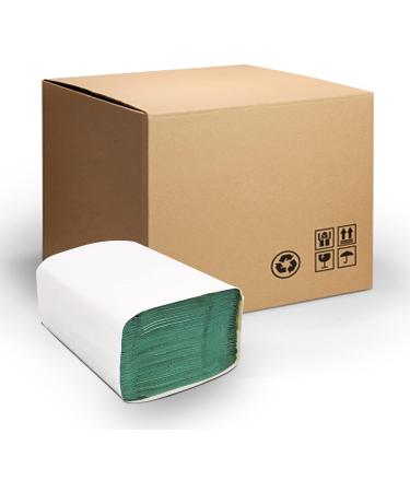 Defacto 5000 Zigzag Paper Towels - 25x23 cm Folding 1 Layer Green - Ideal for Donors - Buy Internationally - Buy Online on GoSupps.com