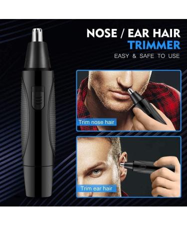 Ear Nose & Brow Trimmer - Painless Hair Detail Clipper for Men & Women | Battery Operated Electric Groomer - International Shipping Available - Buy Online on GoSupps.com