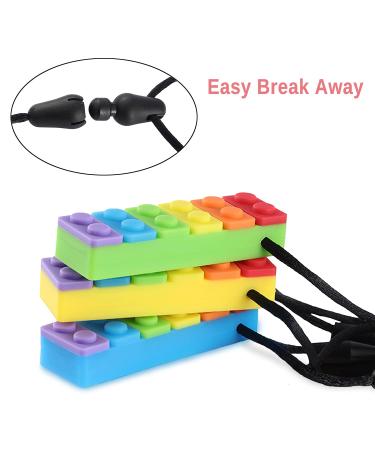 Rainbow Sensory Chewing Chain Set (4 Pieces) - Oral Motor Skills Autism & ADHD Solutions Bite Ring & Chewing Trailer - Buy Online on GoSupps.com