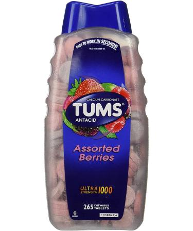 Tums Ultra Strength (Assorted Berries) 265 Chewable Tablets (Limited Edition)