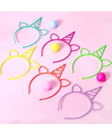 amangul Thin Side Unicorns Headband Luminous Hair Hoop Fashion Women Halloween Party Hairstyle Lightweight Light up Headwear(Yellow) - Buy Online on GoSupps.com