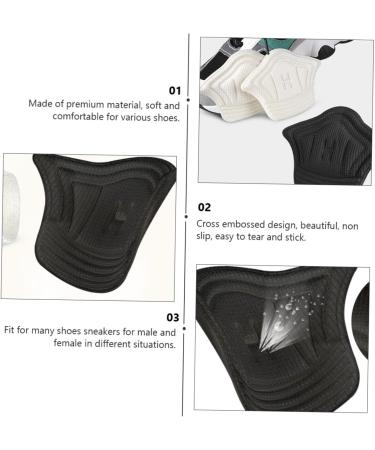 GLEAVI 6 Pairs High Heel Grips & Insoles for Men & Women - Anti-Drop Heel Pads for Sneakers & Boots - Buy Online on GoSupps.com