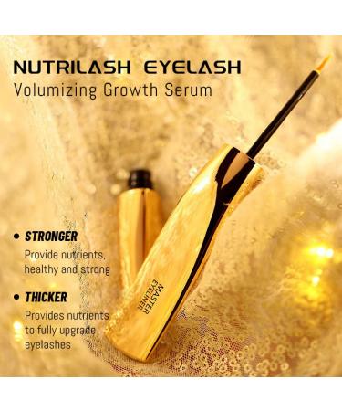 Nutrilash Eyelash Volumizing Growth Serum - Boost Natural Lash Growth for Longer, Stronger, Thicker Lashes (1pc) - Buy Online on GoSupps.com