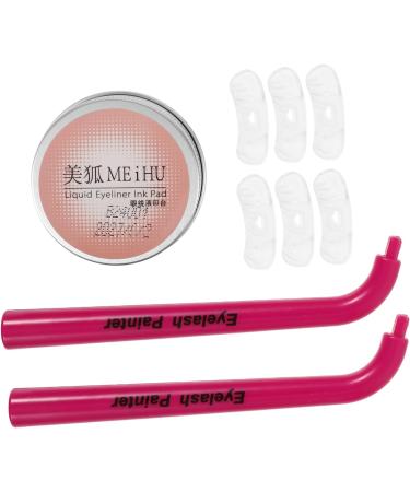 Beavorty 2 Sets Eye Makeup Aid Eye Makeup Assistant Tool Eyelash Stamp Lower Lashes Stamp for Women Bottom Lashes Stamps Lower Eyelashes Stamp for Makeup Eyelash Makeup Tool - Buy Online on GoSupps.com
