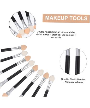 MUSISALY 20pcs Latex Eye Shadow Stick Sponge Tipped Dual Sided Eyeshadow Brush Eye Makeup Plastic - Buy Online on GoSupps.com