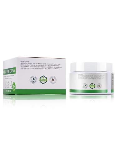 Wild Yam Cream for Hormone Balance - Organic Menopause & Menstrual Support | 4 OZ - Buy Online on GoSupps.com
