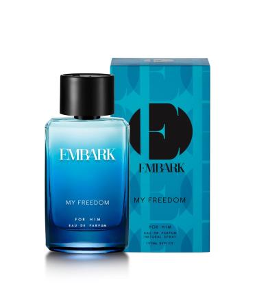 EM'BARK My Freedom for Men s Premium Perfume | Eau de Parfum | Aquatic and Fresh Fragrance | 100ml (3.4 Fl Oz) - Buy Online on GoSupps.com