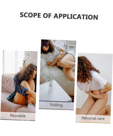 Coheali Women's Reusable Charcoal Menstrual Pads & Panty Inserts - Comfort & Protection with Travel Bag - Buy Online on GoSupps.com
