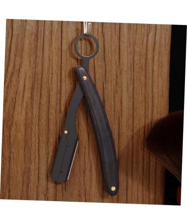 Beavorty Folding Knife Holder & Chestnut Razor Holder for Men | Stainless Steel Manual Razors with Wooden Handle - Buy Online on GoSupps.com