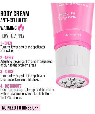  7Days 7Days Strong Anti-Cellulite Cream Warming Body Cream Strong Action for Glutes and Thighs Cellulite Cream for Hips and Stomach with Natural Extracts from Chile 130ml - Buy Online on GoSupps.com