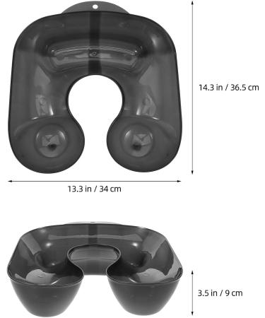 Zerodeko Plateau de Cou paissi et Stable pour Teinture et Permanente Coussin Confortable avec Rainures Anti-d bordement Accessoire Salon Polyvalent pour Coiffure et Soins Capillaires - Buy Online on GoSupps.com
