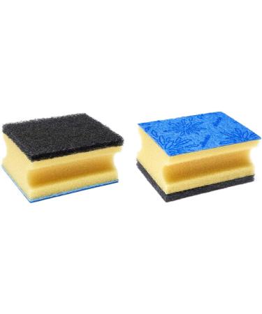 Vileda Glitzi Plus Scouring Pad - Antibacterial Kitchen Sponge Highly Absorbent Pack of 24 | International Shipping Available - Buy Online on GoSupps.com