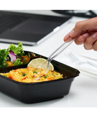 100 Pack Heavy Duty Disposable Clear Teaspoons - Basic Plastic Spoons - Buy Online on GoSupps.com