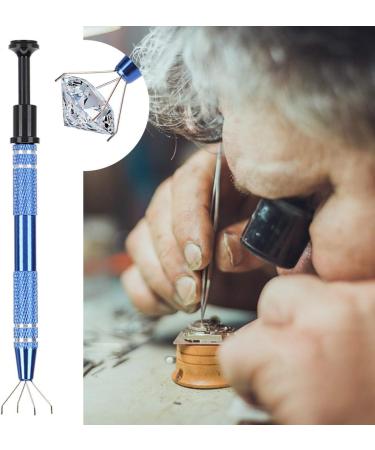 4-Tine Rhinestone Holder Tweezers - Perfect Jewelry Tongs for Pearls & Stones | Tiny Grabber Tool - Buy Online on GoSupps.com