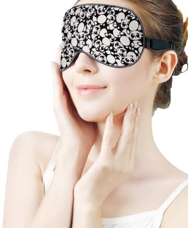 Cute Kids Panda Sleep Mask - Adjustable Eye Shades for Women | Comfortable & Fun Sleep Cover - Buy Online on GoSupps.com