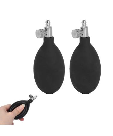 Blood Pressure Latex Bulb2pcs Latex Blood Pressure Bulb Replacement Inflation Sphygmomanometer Hand Squeeze Bulb Pump with Air Release Valve Works with BP Cuff