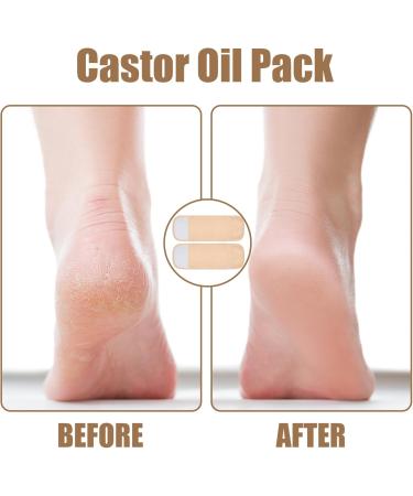 2 STCS Castor Oil Pack for Foot: Reusable Bio-Rizinus Oil Compress with Flannel Towel - Perfect for Foot Relief & Therapy - Buy Online on GoSupps.com
