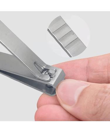 FURLOU Nail Clipper 1 Pcs Straight Mouth Steel Nail Manicure for Nail Pedicure Cuticle Nippers Cutter Care Trimmer Trimmer - Buy Online on GoSupps.com